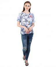 Swag  Imported  Streachable Fabric Cotton Top For Women