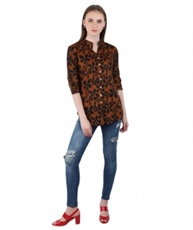 Swag  Imported  Streachable Fabric Cotton Long Top For Women