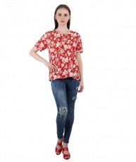 Swag  Imported  Streachable Fabric Cotton Top For Women