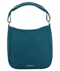 Lapis O Lupo Women`s Polyurethane Handbag (LLHB0033TQ, Tourquise)