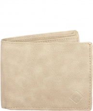  alfami Mens, Gents, Boys Beige Colour Shaded Leather Wallet (Purse), Sleek, Slim, Compact, Two Fold