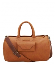 Lapis O Lupo Men`s Dusk Synthetic Duffle Bag (Tan)