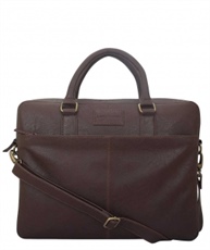 Lapis O Lupo Unisex Drab Synthetic Laptop Bag (Brown )