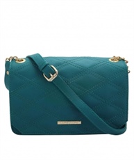 Lapis O Lupo Women`s PU Turquoise Sling Bag