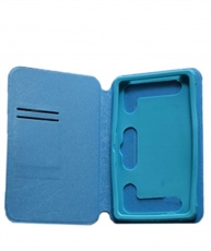  Roll over image to zoom in KANICT Tablet Leather Flip Case Cover Compatible for I KALL N4 (Sky Blue)