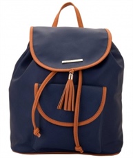 Lapis O Lupo Women`s Backpack Handbag ( Blue,LLBP0004BL)