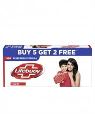 Lifebuoy Total 10 Soap, 125 gm (Pack of 7) with (Buy 5 Get 2 Free)