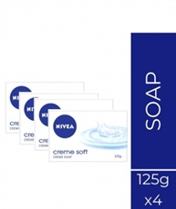 Nivea Creme Soft Soap, 125gm (Pack Of 4)