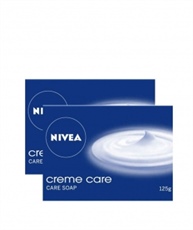 NIVEA Soap, Creme Care, 125gm (2 Pieces)