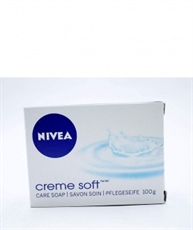 Nivea Creme Soft Bar Soap - Case of 12 pcs x 100gm ea.