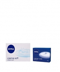 NIVEA CREME SOFT CREME SOAP 125 GM. + NIVEA CREME CARE SOAP 75 GM