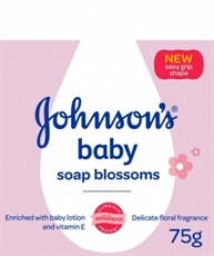 Johnsons Baby Soap Blossoms with New Easy Grip Shape (75gm)