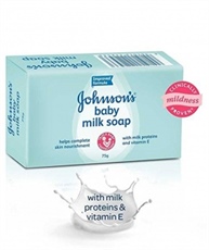 Johnsons Baby Milk Soap 75 gm x Pack of 10