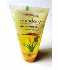 Patanjali Saundarya Aloe Vera Gel Kesar Chandan 150Ml