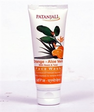 PATANJALI Face Wash (orng/aloe), 60G