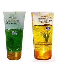 Patanjali Combo of Saundarya and Kesar Chandan Aloe Vera Gel, 150 ml