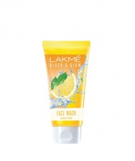 Lakme Blush and Glow Lemon Fresh Facewash, 100gm