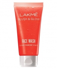 Lakme Blush & Glow Strawberry Gel Face Wash 50 gm