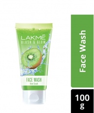 Lakme Blush & Glow Kiwi Freshness Gel Face Wash with Kiwi Extracts, 100 gm