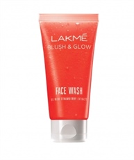 Lakme Clean Up Strawberry Face Wash, 50gm