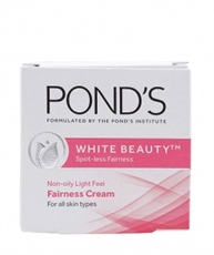 PondS White Beauty Spot-less Fairness Cream (2 x 25gm) = 50gm with Free Ponds White Beauty Facewash, 15gm