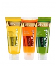 Jovees Detan Routine (Set of 3) De-tan Face Lotion & Face Wash and Scrub 300gm