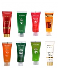 Jovees Face Wash-Eight Flavour-Bridal Brightening,Gold Ultra Radiance,Papaya,De-Tan,Tea Tree,Grape,Neem,Strawberry. Face Wash (120 ml)