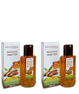 Patanjali Almond Hair Oil, 100ml (Pack of 2)