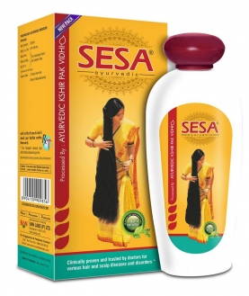 Sesa Ayurvedic Hair Oil With 18 herbs, 5 nourishing oil & milk processed with ancient ï¿½Kshirpak Vidhiï¿½ HERBAL + NO MINERAL OIL + NO CHEMICALS (200 ML)