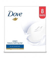 Dove Cream Beauty Bathing Bar 100 gm (Pack of 8)