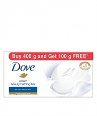 Dove Cream Beauty Bathing Bar 100g (Buy 4 Get 1 Free)