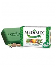 Medimix Ayurvedic Soap Combi, Green, 75gm (Buy 3 Get 1 Free)