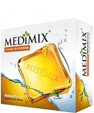 Medimix Clear Glycerine Natural Toning Soap, 100gm (Buy 3 Get 1 Free)