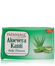 Patanjali Aloevera Kanti Body Cleanser, 150gm (Pack of 3)