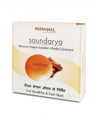 Patanjali Saundarya Sandal Body Cleanser, 75gm (Pack of 5)