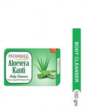 Patanjali Aloevera Kanti Body Cleanser Soap 57gm - Pack of 4