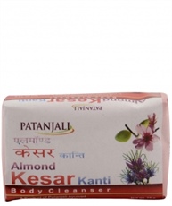 Patanjali Almond Kesar Kanti Body Cleanser, 75gm