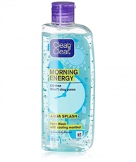 Clean & Clear Morning Energy Aqua Splash, Blue, 150 ml