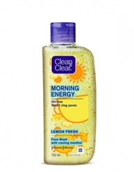 Clean & Clear Morning Energy Lemon Fresh Face Wash, 150ml