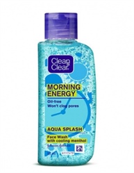 Clean & Clear Morning Energy Aqua Splash Face Wash, Blue, 50 ml