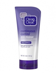 Clean & Clear Continuous Control Acne Cleanser Formula (5 Oz)