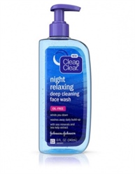 Clean & Clear Night Relaxing Deep Cleaning Oil-Free Face Wash