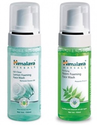 Himalaya Herbals Oil Clear Lemon Foaming Face Wash, 150ml and Himalaya Herbals Purifying Neem Foaming Face Wash, 150ml