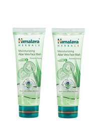 Himalaya Herbals Moisturizing Aloe Vera Face Wash - 100ml (Pack of 2)