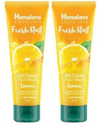 Himalaya Fresh Start Oil Clear Face Wash Lemon (50ml) - Pack of 2