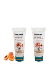 Himalaya Herbals Deep Cleansing apricot face wash 50ml (Pack of 2)