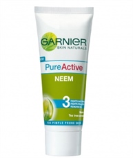 Garnier Skin Naturals Pure Active Neem Face Wash, 50gm