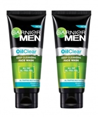 Garnier Men Oil Clear Face Wash, 100gm (Pack of 2)