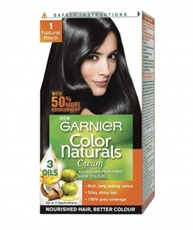 Garnier Color Naturals Cream, Natural Black 1, Mini 35ml+30gm