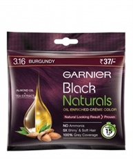 Garnier Black Naturals Shade Natural Burgundy 3.16, 20ml+20gm